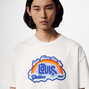 LOUIS VUITTON レインボープリントTシャツ