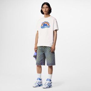 LOUIS VUITTON レインボープリントTシャツ