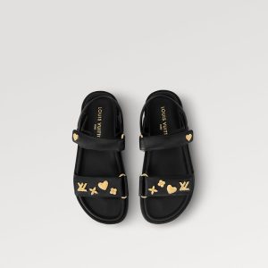 LOUIS VUITTON サンセット コンフォート フラットサンダル    Ref：1AD1DW