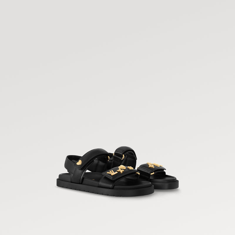 LOUIS VUITTON サンセット コンフォート フラットサンダル    Ref：1AD1DW