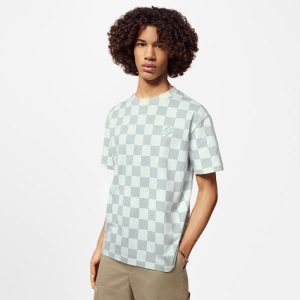 LOUIS VUITTON プリントコットン半袖Tシャツ
