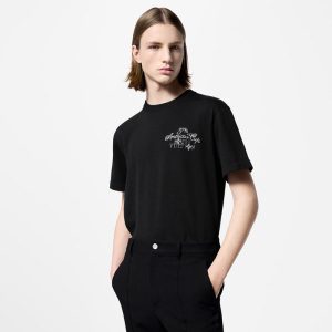 LOUIS VUITTON エンベリッシュドショートスリーブコットンクルーネック