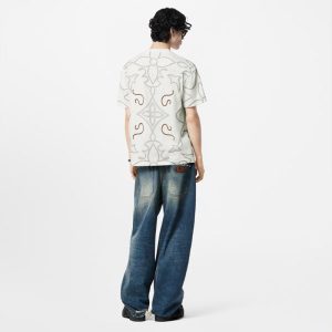 LOUIS VUITTON エンブロイダードコットンTシャツ
