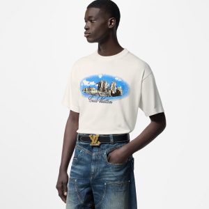 LOUIS VUITTON グラフィックショートスリーブコットンクルーネック