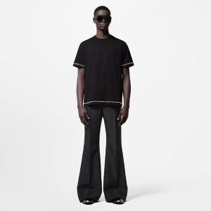 LOUIS VUITTON ビーズコットンTシャツ