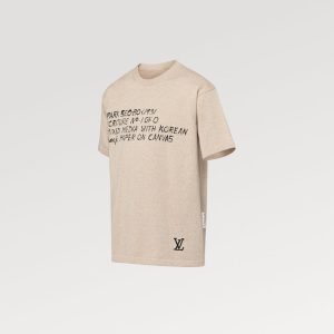 LOUIS VUITTON x PARK SEO BO コットン 半袖 クルーネック シャツ