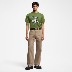 LOUIS VUITTON ショートスリーブコットンクルーネック