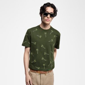 LOUIS VUITTON ジャカードコットンTシャツ