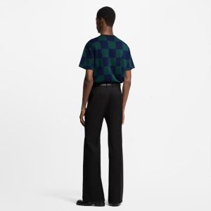 LOUIS VUITTON ジャカードダミエ ショートスリーブコットンクルーネック