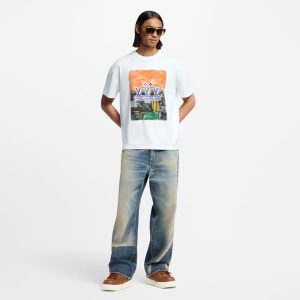 LOUIS VUITTON エンベリッシュド グラフィックコットンTシャツ
