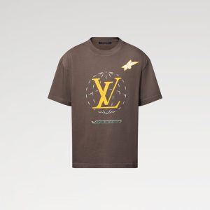 LOUIS VUITTON ウォッシュドエンベリッシュド コットンTシャツ