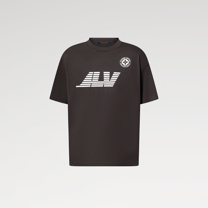 LOUIS VUITTON ウォッシュドプリンテッド コットンTシャツ