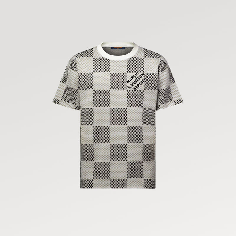 LOUIS VUITTON ダミエジャカード ショートスリーブクルーネック