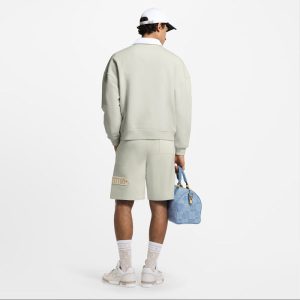 LOUIS VUITTON    エンベリッシュド ハーフジップ スウェットシャツ