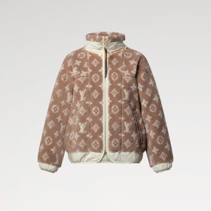 LOUIS VUITTON    モノグラム フリース フーデッドジャケット  1AIP50