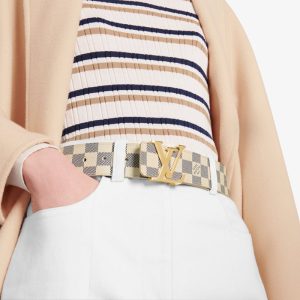 LOUIS VUITTON ベルト･イニシャルダミエ･アズール   PMRef:M9609U