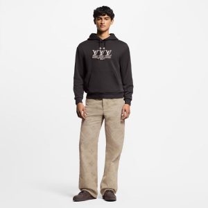 LOUIS VUITTON パールエンベリッシュド フーディ
