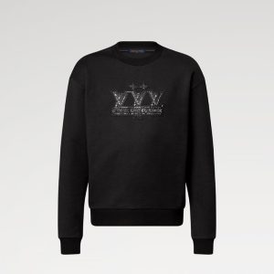 LOUIS VUITTON エンべリッシュド シグネチャーパッチ スウェットシャツ