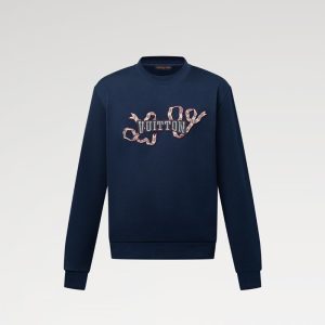 LOUIS VUITTON エンブロイダードコットンクルーネック
