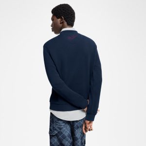 LOUIS VUITTON エンブロイダードコットンクルーネック