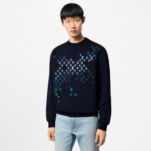 LOUIS VUITTON エンブロイダードコットンスウェットシャツ