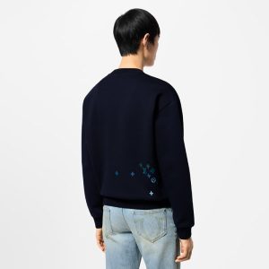 LOUIS VUITTON エンブロイダードコットンスウェットシャツ