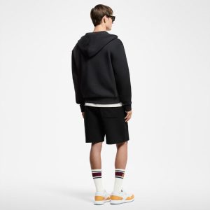 LOUIS VUITTON エンブロイダードジップジャージーフーディ