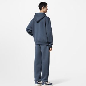 LOUIS VUITTON エンブロイダードジャージージップスルーフーディ