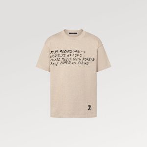 LOUIS VUITTON x PARK SEO BO コットン 半袖 クルーネック シャツ