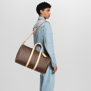 LOUIS VUITTON   キーポル･バンドリエール 55 モン･モノグラム   Ref：P01944