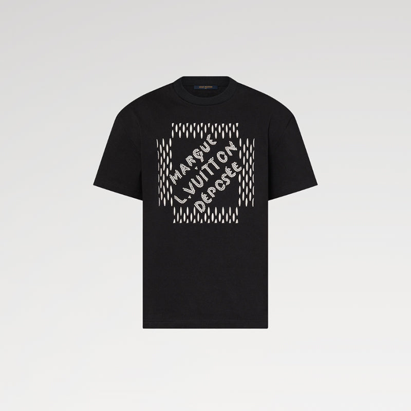 LOUIS VUITTON エンブロイダードシグネチャーコットンTシャツ