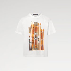 LOUIS VUITTON プリントコットンTシャツ