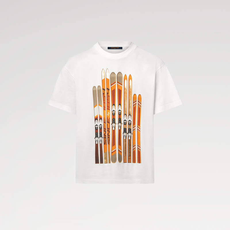 LOUIS VUITTON プリントコットンTシャツ